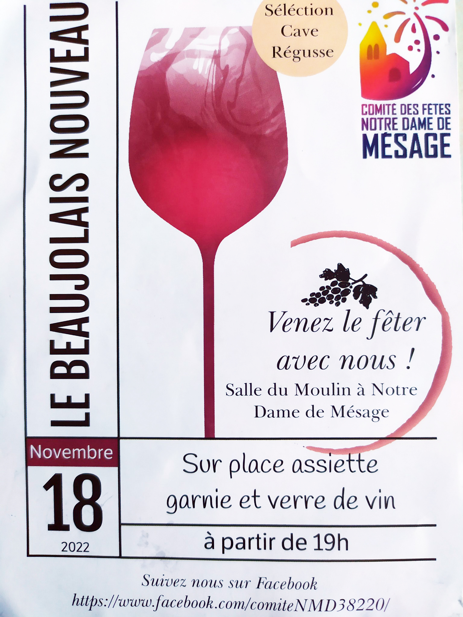 Le Beaujolais Nouveau Notre Dame De Mesage Site Officiel De La Commune